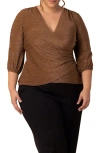 Kiyonna Celeste Faux Wrap Top