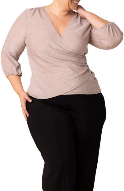 Kiyonna Celeste Faux Wrap Top