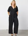 Kiyonna Charisma Crepe Jumpsuit In Black