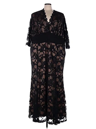 Pre-owned Kiyonna Cocktail Dress In Black