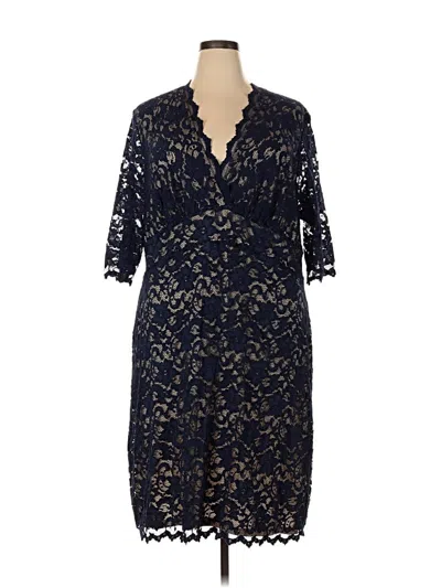 Pre-owned Kiyonna Cocktail Dress In Blue