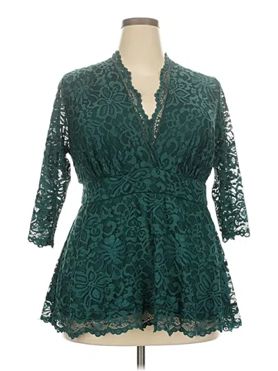 Pre-owned Kiyonna Cocktail Dress In Blue