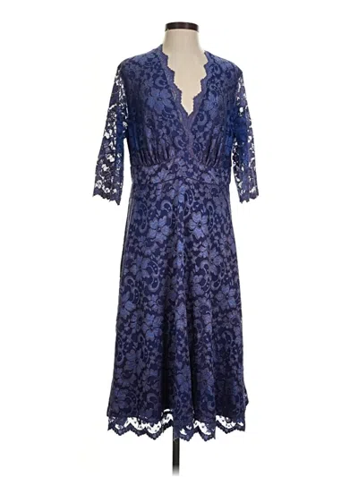 Pre-owned Kiyonna Cocktail Dress In Blue