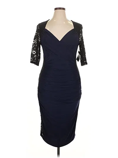 Pre-owned Kiyonna Cocktail Dress In Blue