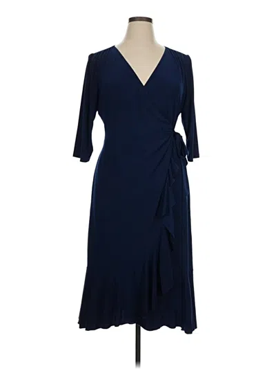 Pre-owned Kiyonna Cocktail Dress In Blue