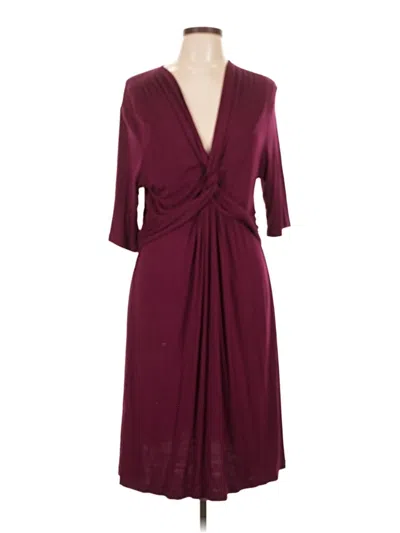 Pre-owned Kiyonna Cocktail Dress In Burgundy
