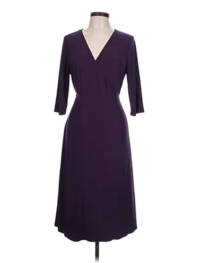 Pre-owned Kiyonna Cocktail Dress In Purple