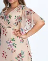 Kiyonna Embroidered Elegance Evening Gown In Gold