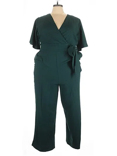 Pre-owned Kiyonna Jumpsuit In Green