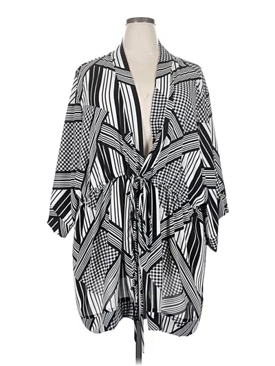 Pre-owned Kiyonna Kimono In Black