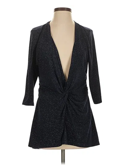 Pre-owned Kiyonna Kimono In Black