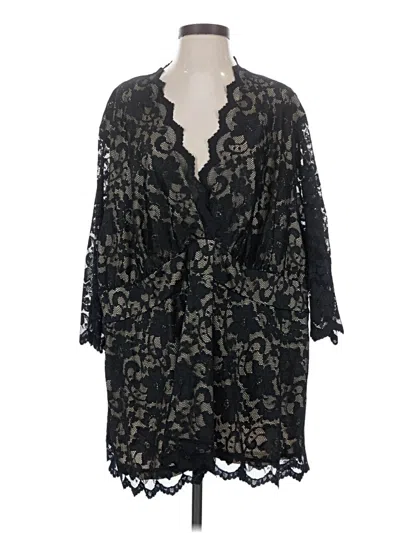 Pre-owned Kiyonna Kimono In Black