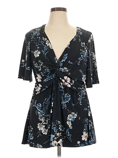 Pre-owned Kiyonna Kimono In Black