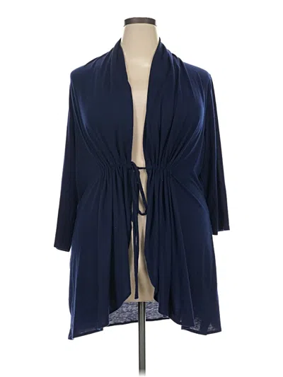 Pre-owned Kiyonna Kimono In Blue