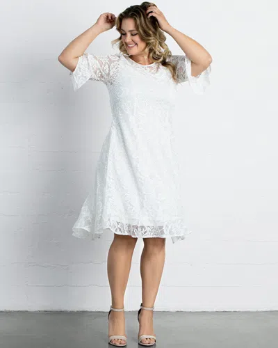 Kiyonna Livi Lace Dress In White