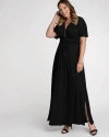 Kiyonna Long Formal Plus Size Dress In Black