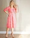 Kiyonna Mademoiselle Lace Cocktail Dress In Pink