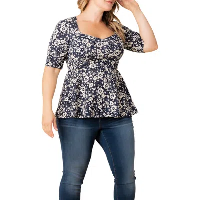 Kiyonna Posh Peplum Top