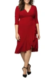 Kiyonna Whimsy Wrap Dress