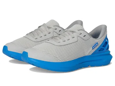 Kizik Athens 2 Hands-free (little Kid) Boy's Shoes Harbor Mist/super Sonic : 11 Little Kid M, Textile In Gray