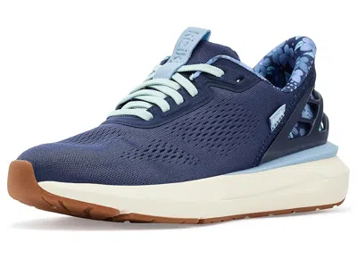 Kizik Athens 2 Hands-free Women's Walking Shoes Naval Academy Floral: 10 M In Blue