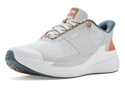 Kizik Freedom Run Hands-free Men's Running Shoes Harbor Mist/hazel: 9 M In Gray
