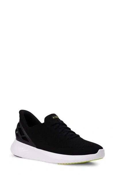 Kizik Gender Inclusive Athens Hands-free Knit Sneaker In Black