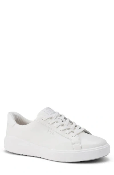 Kizik Vegas 2 Leather Sneaker In Bright White