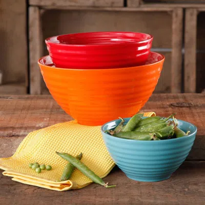 Kizz Flea Market 3-piece Ceramic Tableware Bowl Set