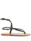 Kjacques Abaki F Flats In Black Leather