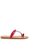 Kjacques Actium Leather Sandals In Multi