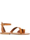 Kjacques Ankle-strap Flat Sandals