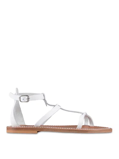 Kjacques Anti -oche Sandals In White