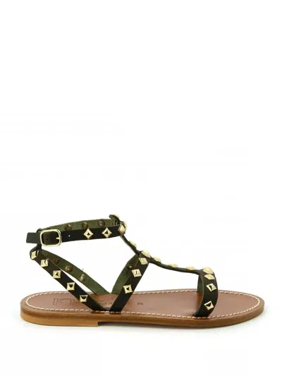 Kjacques Arelatepyr Fmiel Cnc Sandals In Green