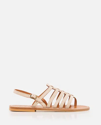 KJACQUES BEIGE SLINGBACK SANDALS