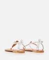 Kjacques K Jacques St Tropez Buffon Leather Sandal In Silver