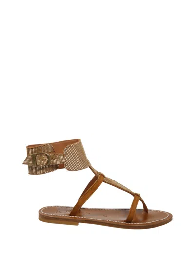 Kjacques Caravelle F Sandal In Brown