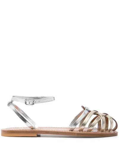 Kjacques Cyrenia Two-tone Metallic Sandals