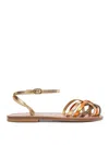 Kjacques Demetria Metallic Sandals In Multi
