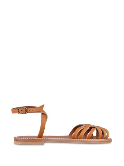 Kjacques K.jacques Demetria Sandals Shoes In Brown