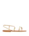 Kjacques Erka Leather Sandal In Multi