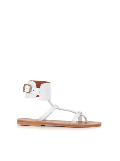 Kjacques Flip-flop Caravelle Flat In Bianca