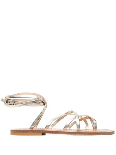 KJACQUES GAIA METALLIC SANDALS