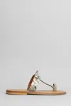 Kjacques Ganges F Flats In Beige Leather