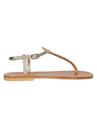 Kjacques Golden Leather Sandals