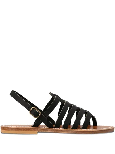 KJACQUES HOMERE LEATHER ANKLE-STRAP SANDALS