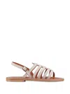 Kjacques K.jacques Homere Leather Flat Sandals