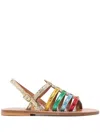Kjacques Homere Multicolor Metallic Sandals