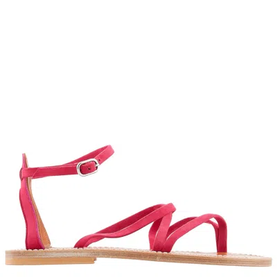 Kjacques K Jacques Epicure Strappy Flat Sandals