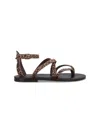 Kjacques Leopard-print Ankle-strap Sandals